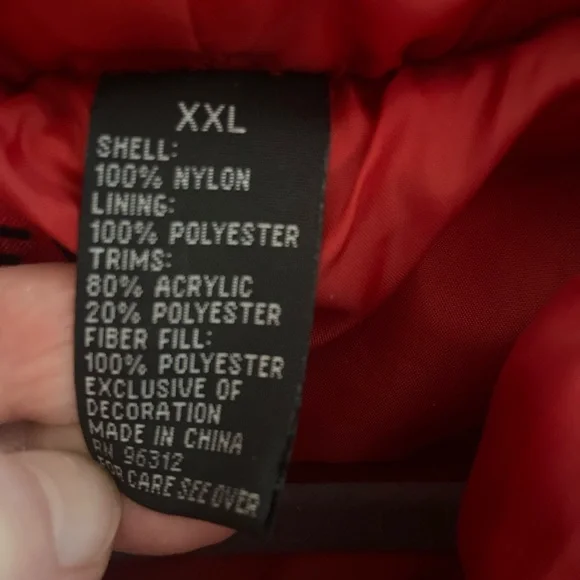 New Lady Enyce 1997 - XXL Style Jacket - Full Zip Red Color - Picture 5 of 7
